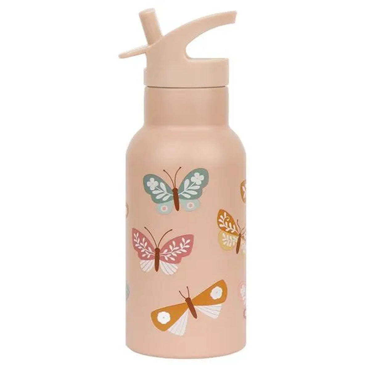 A Little Lovely Company Stainless steel drink bottle: Butterflies