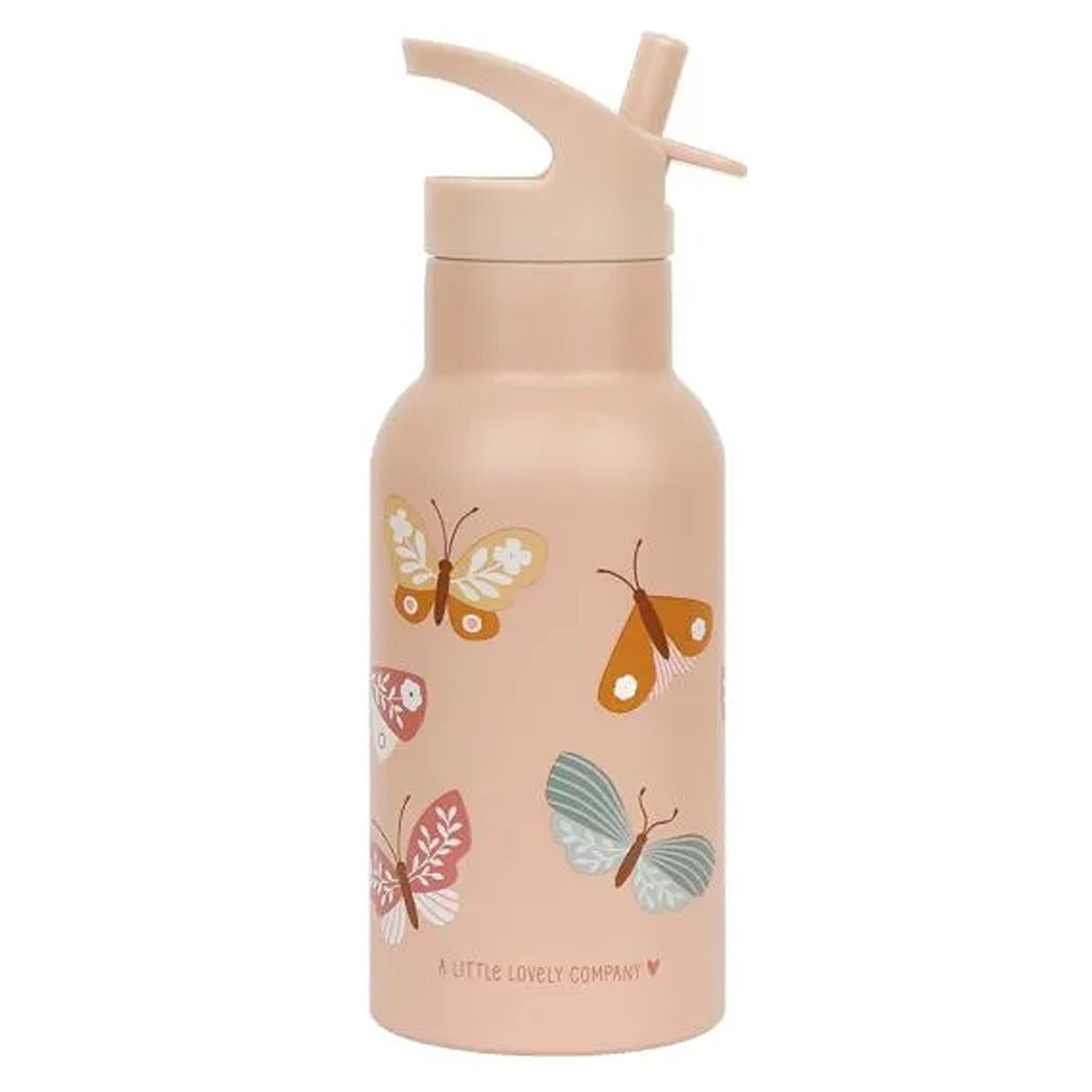 A Little Lovely Company Stainless steel drink bottle: Butterflies