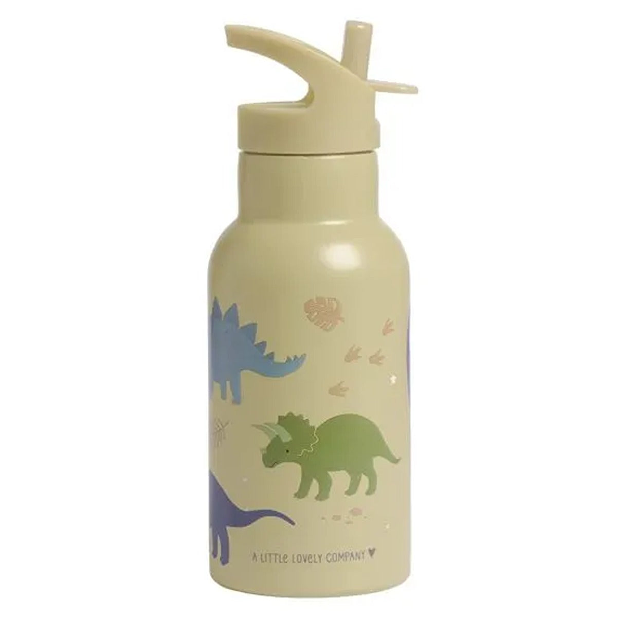 A Little Lovely Company Stainless steel drink bottle: Dinosaurs
