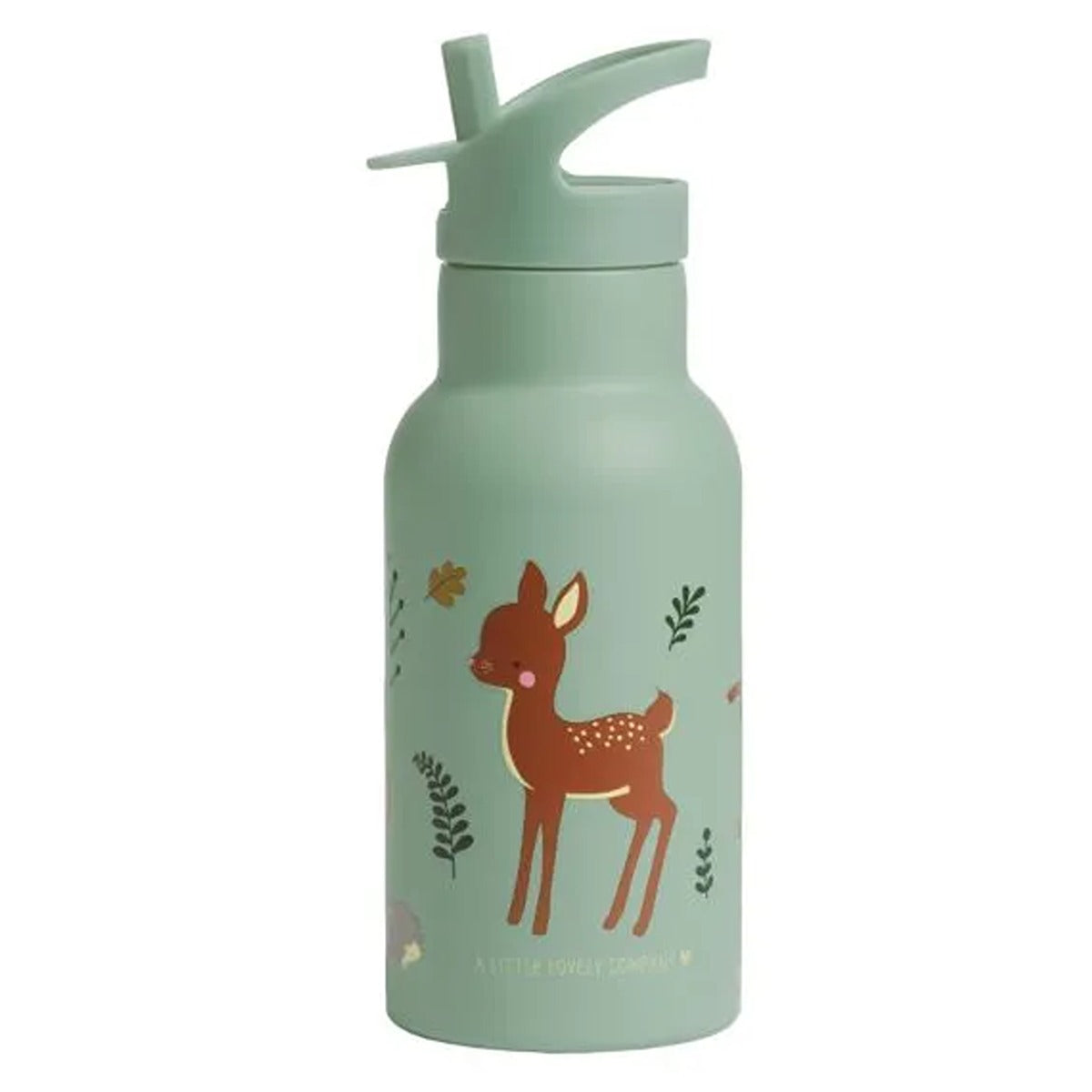 A Little Lovely Company Stainless steel drink bottle: Forest friends