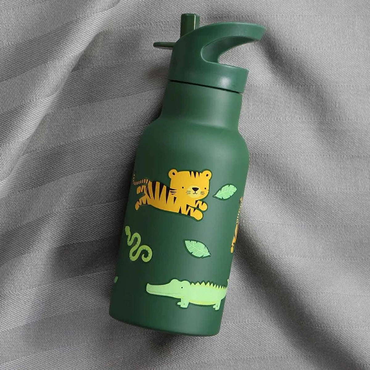 A Little Lovely Company Stainless steel drink bottle: Jungle Tiger