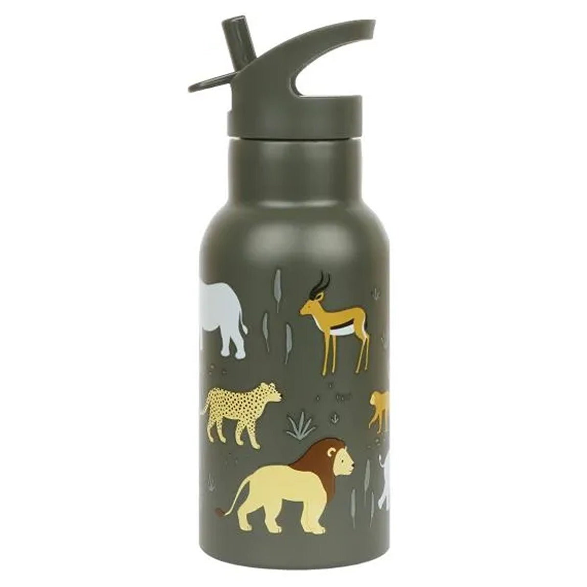 A Little Lovely Company Stainless steel drink bottle: Savanna