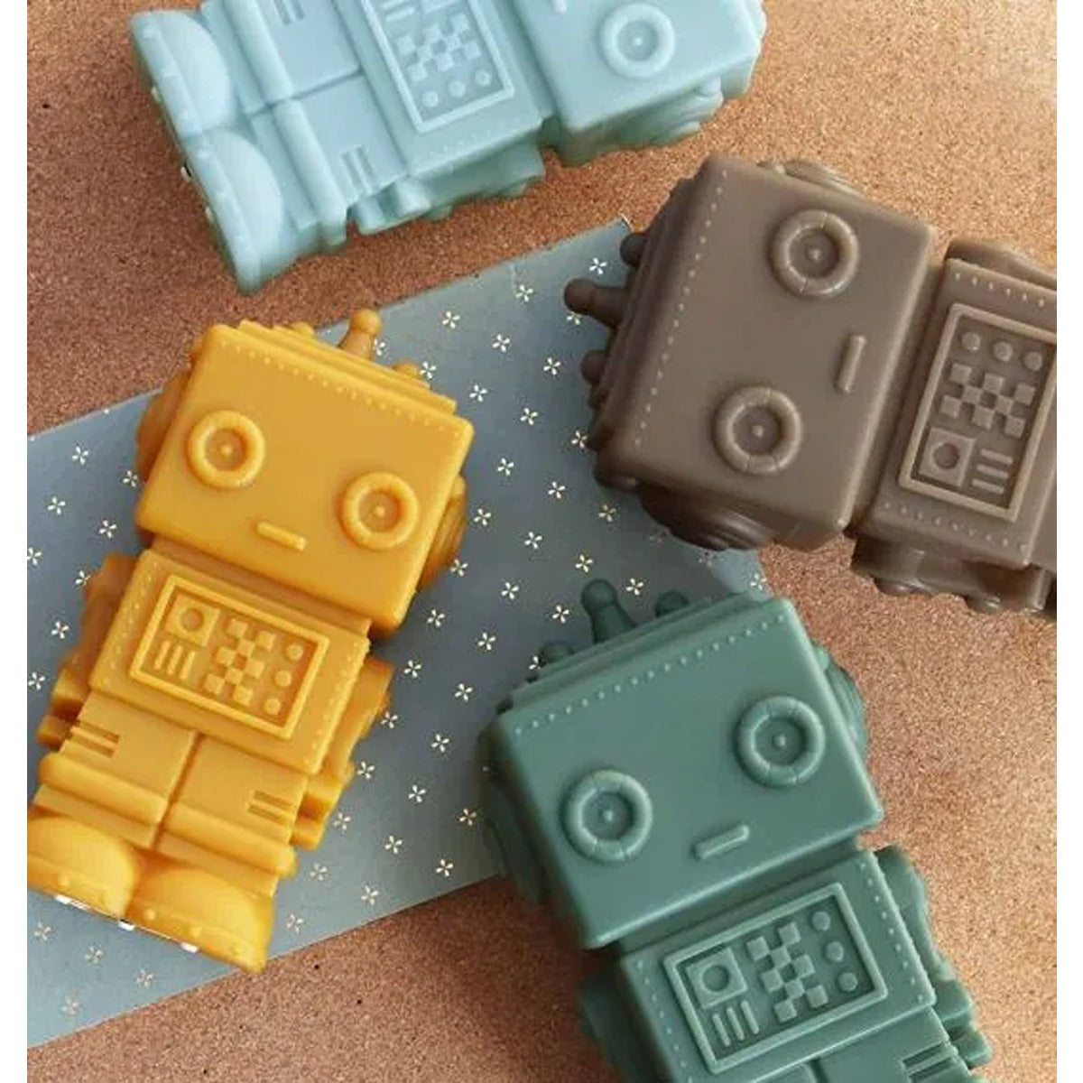 A Little Lovely Company Little Light Robot Aztec Gold