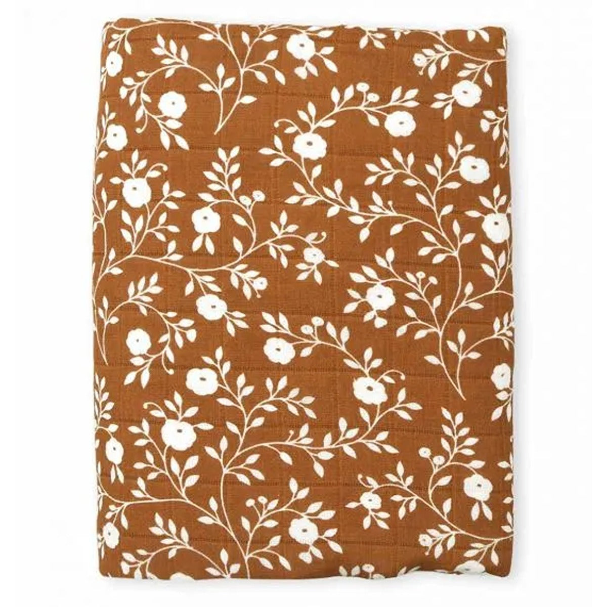 A Little Lovely Company Muslin Cloth XL Blossom - Caramel