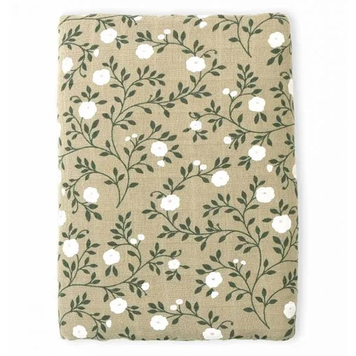 A Little Lovely Company Muslin Cloth XL Blossom - Dark Sage
