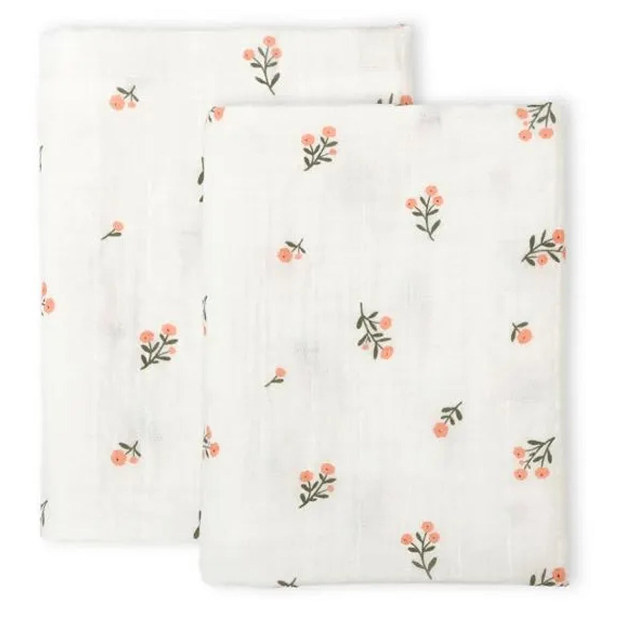 A Little Lovely Company Muslin Cloth Set of 2 Little Flowers