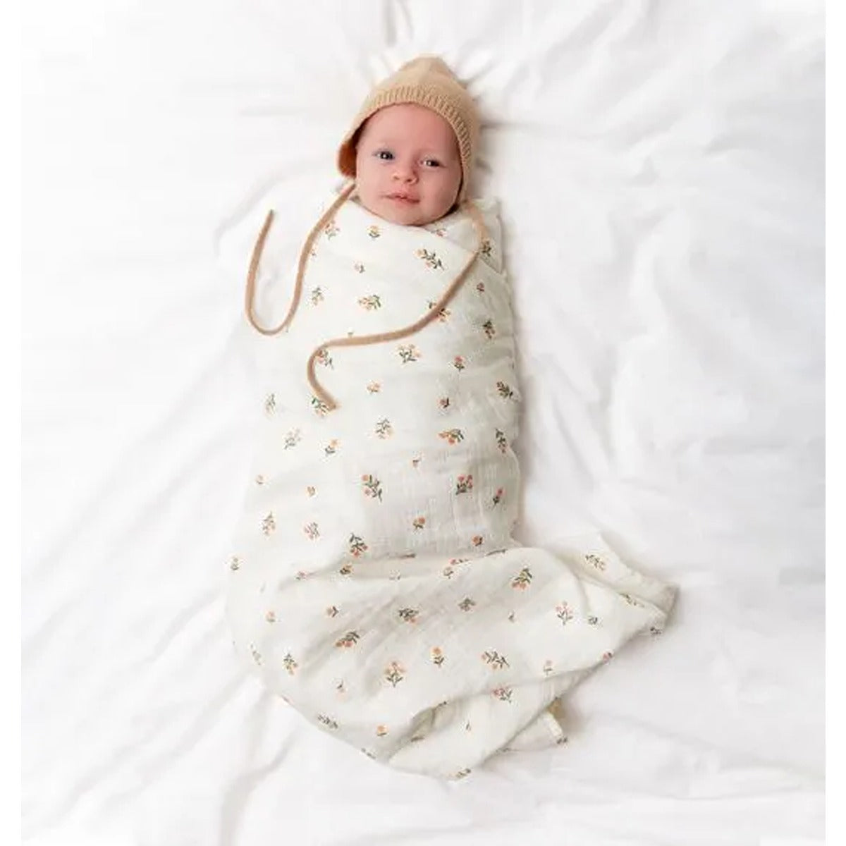 A Little Lovely Company Muslin Cloth XL Little Flowers