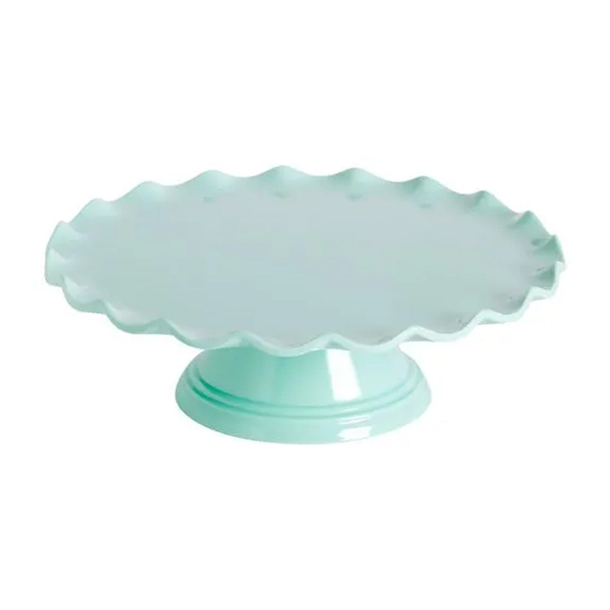 A Little Lovely Company Cake Stand Wave Mint