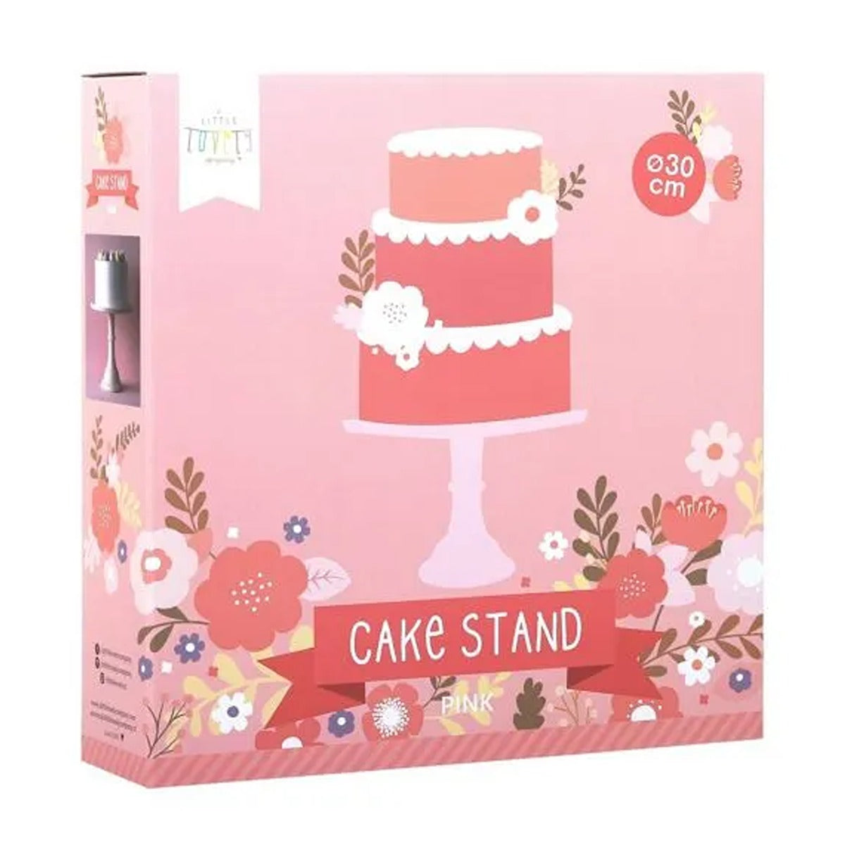 A Little Lovely Company Cake Stand Pink / Large