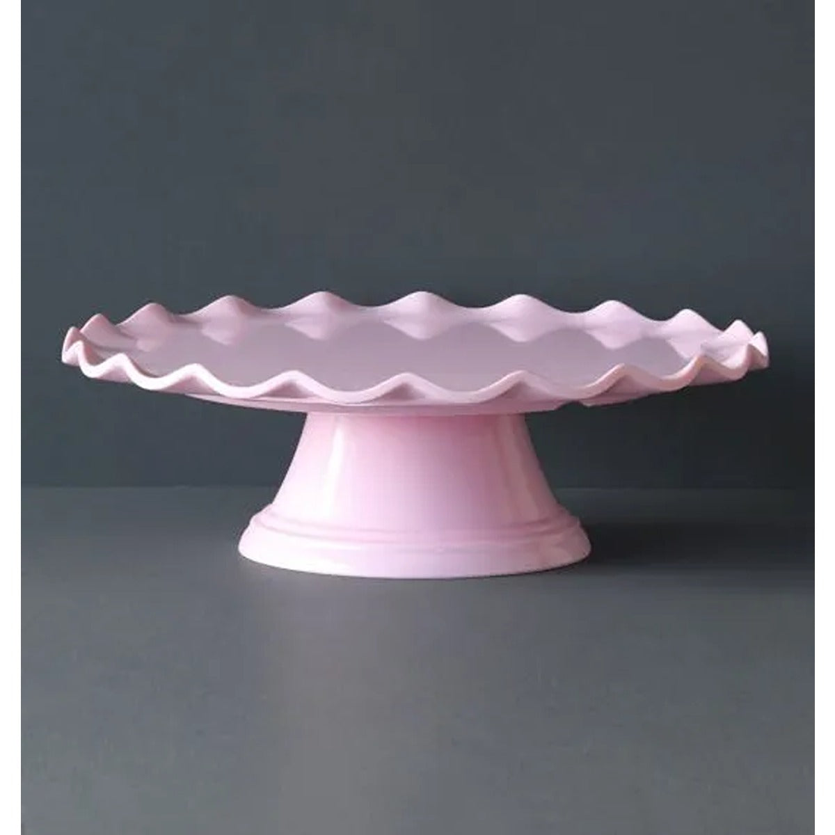 A Little Lovely Company Cake Stand Wave Pink