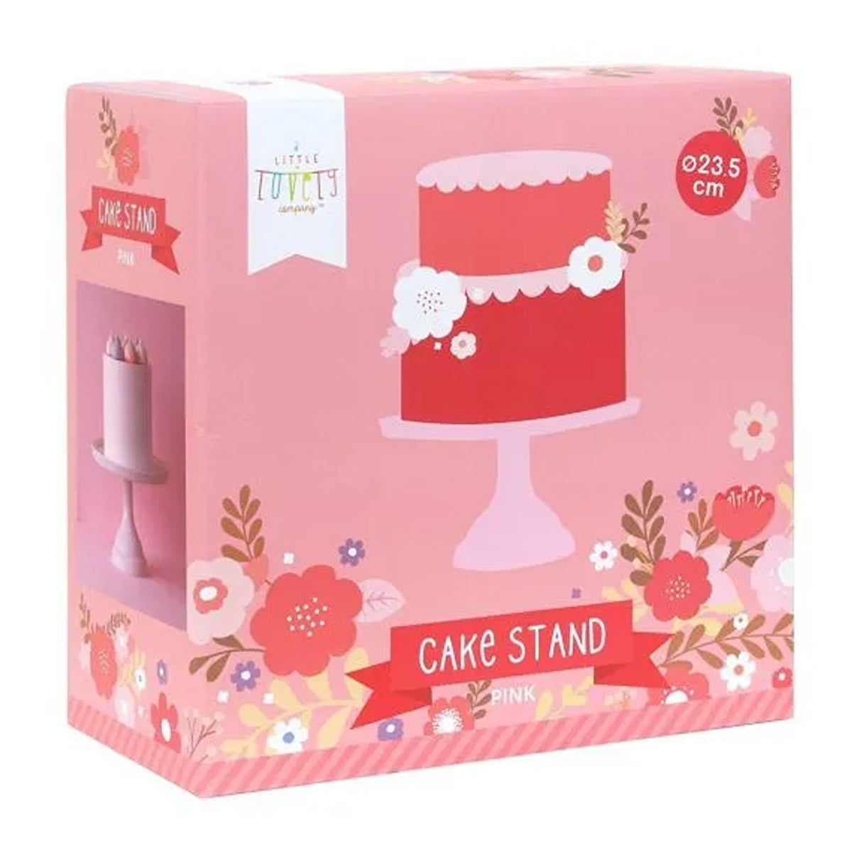 A Little Lovely Company Cake Stand Pink / Small
