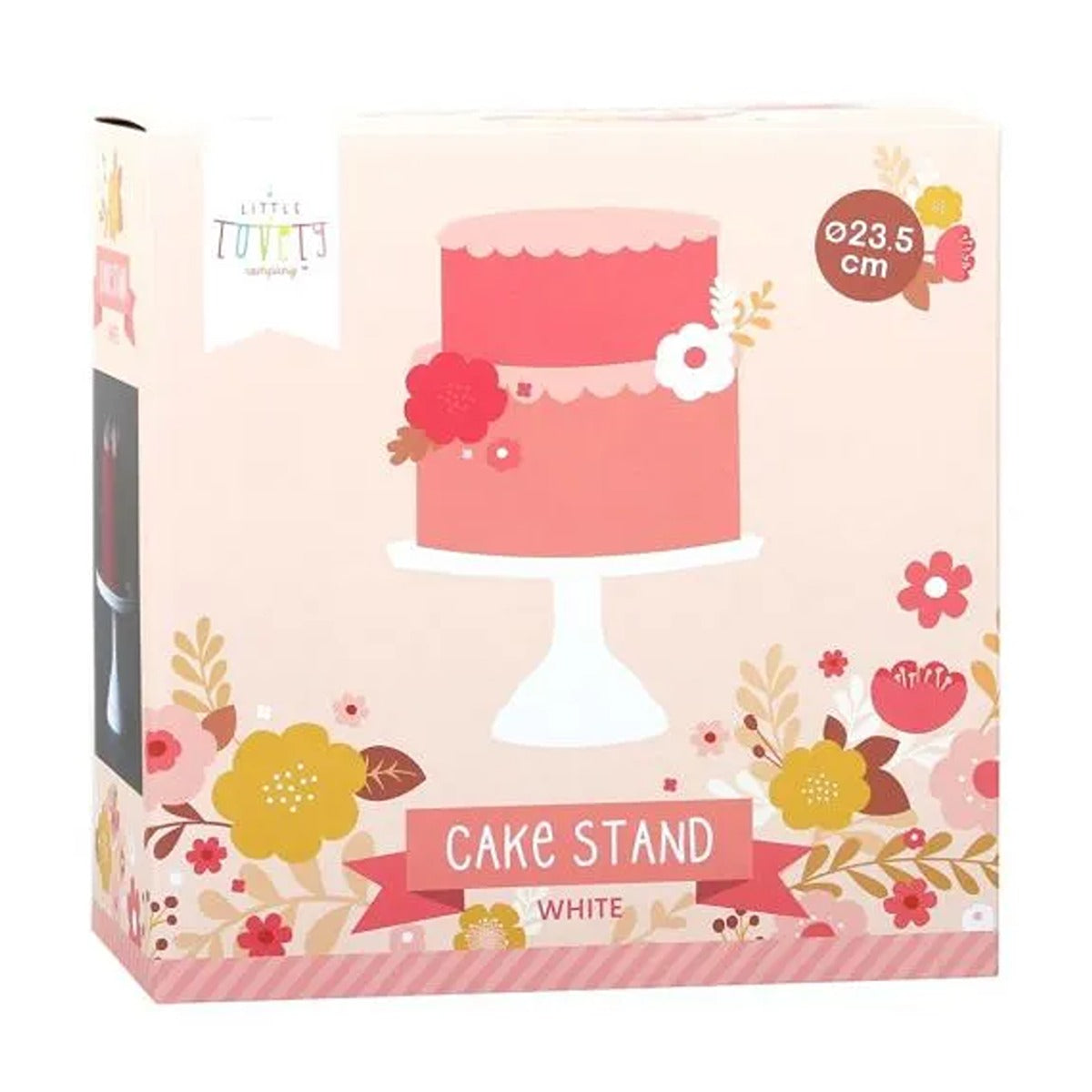 A Little Lovely Company Cake Stand White / Small