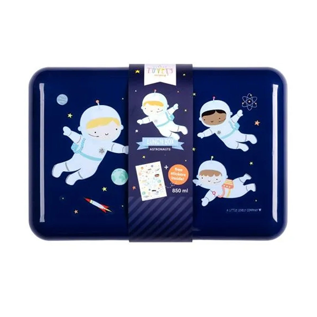 A Little Lovely Company Lunch Box - Astronauts