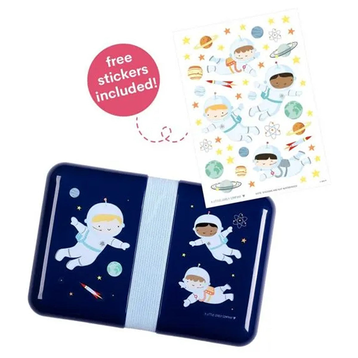 A Little Lovely Company Lunch Box - Astronauts