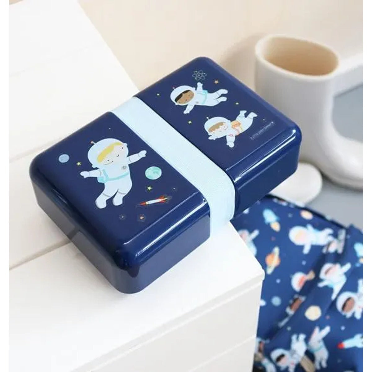 A Little Lovely Company Lunch Box - Astronauts