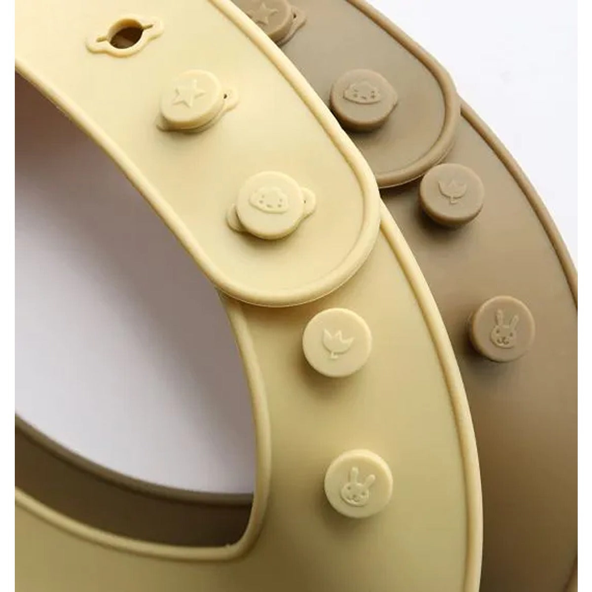 A Little Lovely Company Silicone Bib Set of 2 Dinosaurs