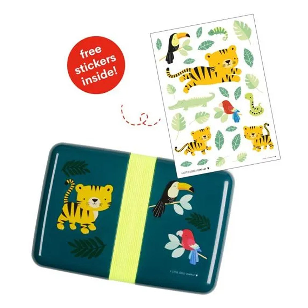 A Little Lovely Company Lunch Box - Jungle Tiger