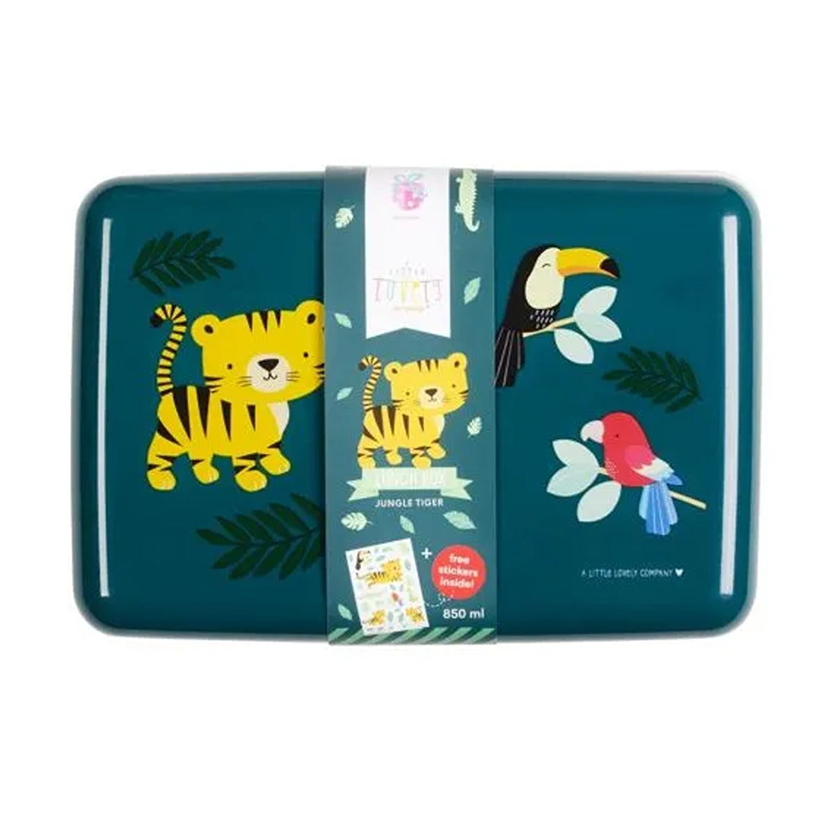 A Little Lovely Company Lunch Box - Jungle Tiger