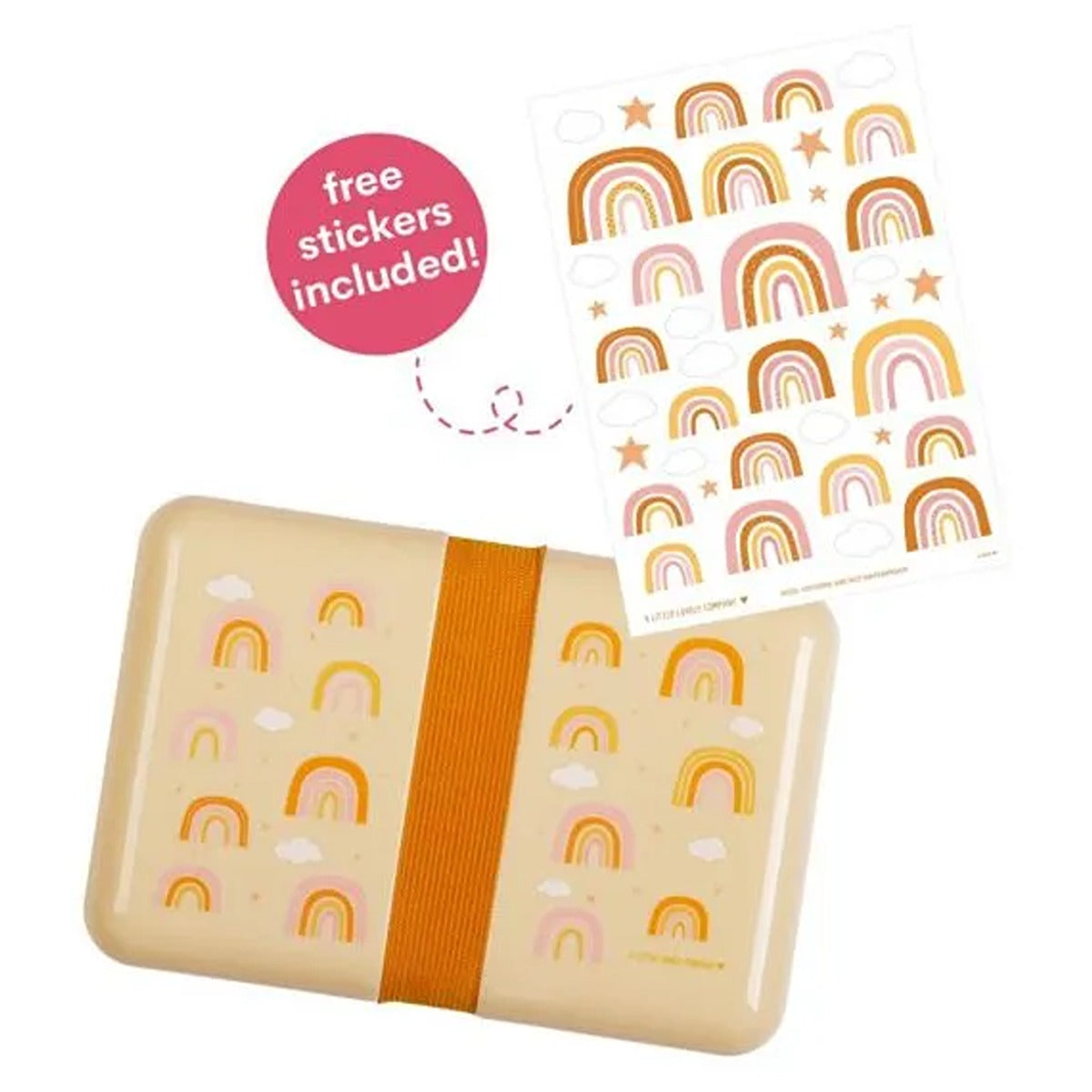 A Little Lovely Company Lunch Box - Rainbows