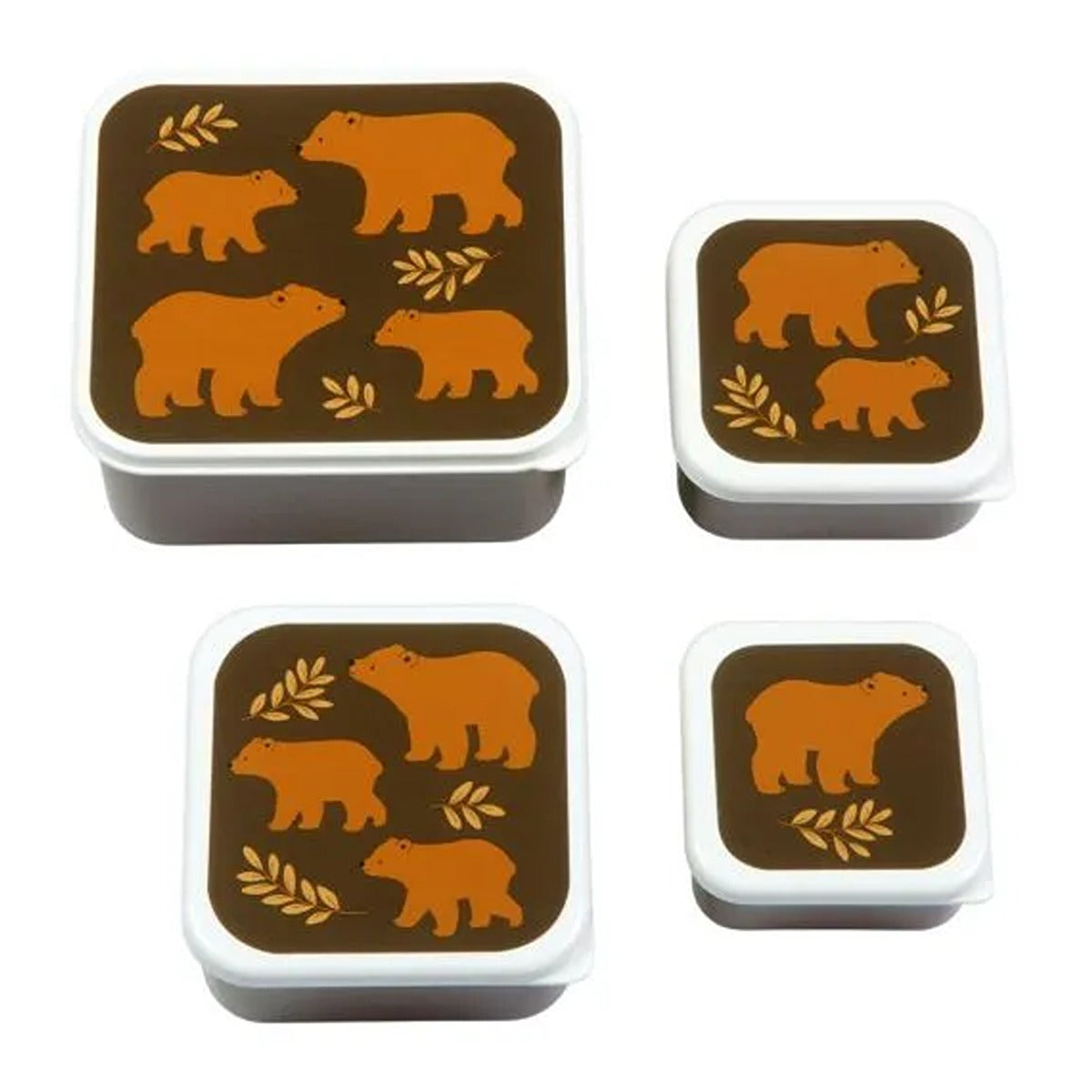A Little Lovely Company Lunch and Snack Box Set Bears