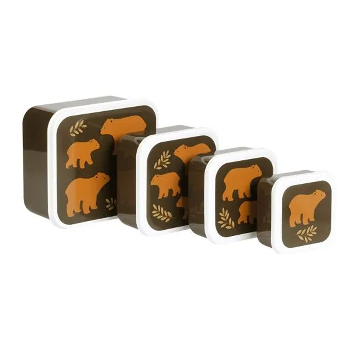 A Little Lovely Company Lunch and Snack Box Set Bears