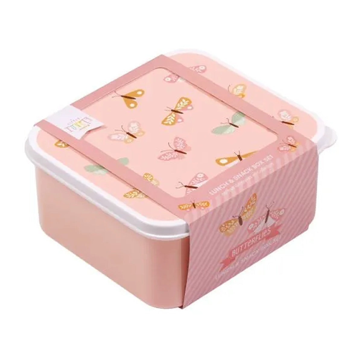 A Little Lovely Company Lunch and Snack Box Set Butterflies
