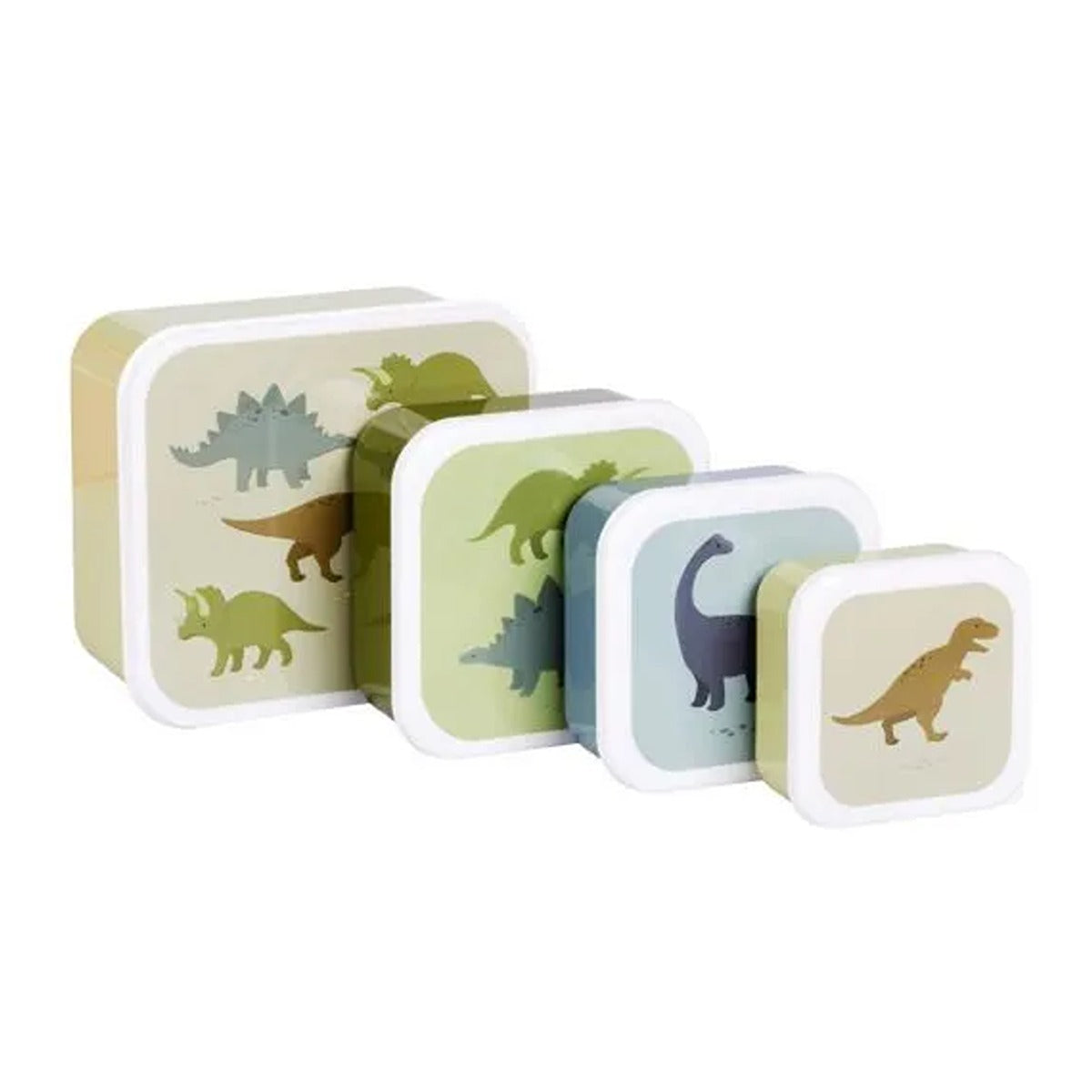 A Little Lovely Company Lunch and Snack Box Set Dinosaurs