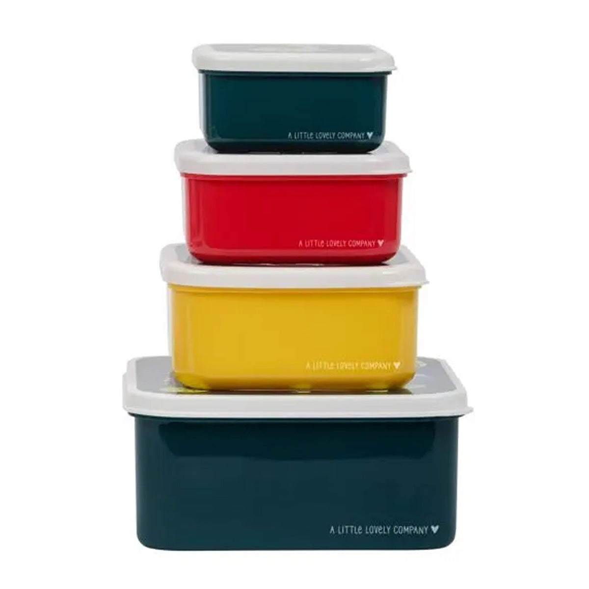 A Little Lovely Company Lunch and Snack Box Set Jungle Tiger