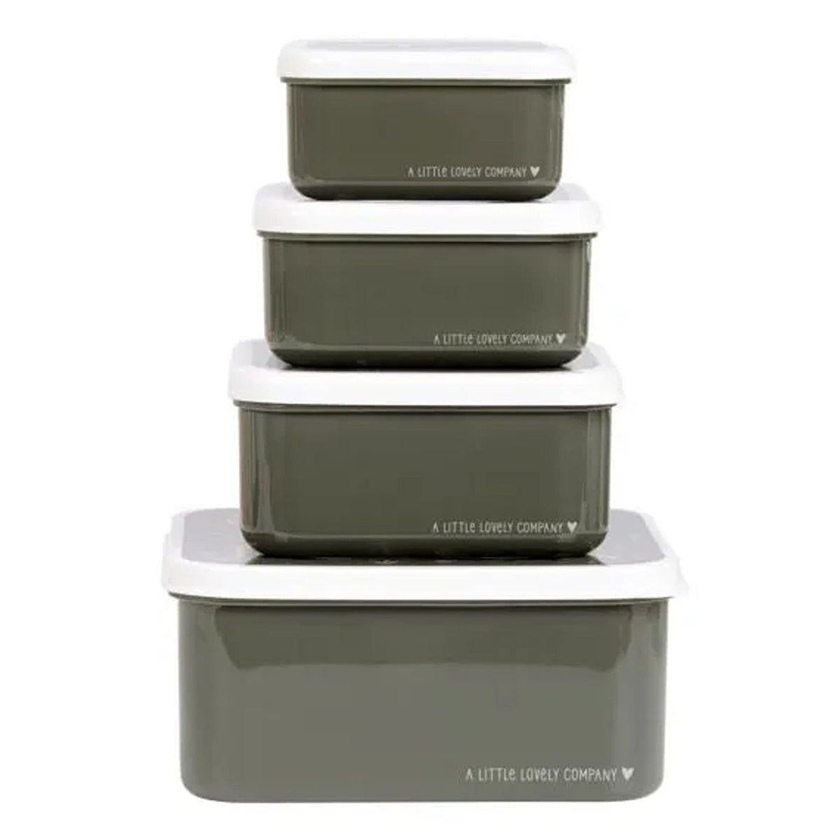 A Little Lovely Company Lunch and Snack Box Set Savanna