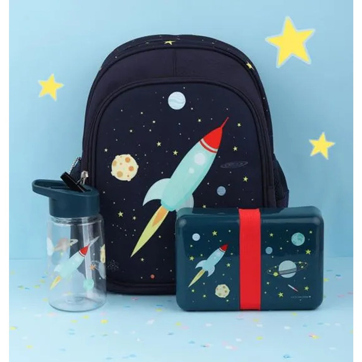 A Little Lovely Company Lunch Box - Space