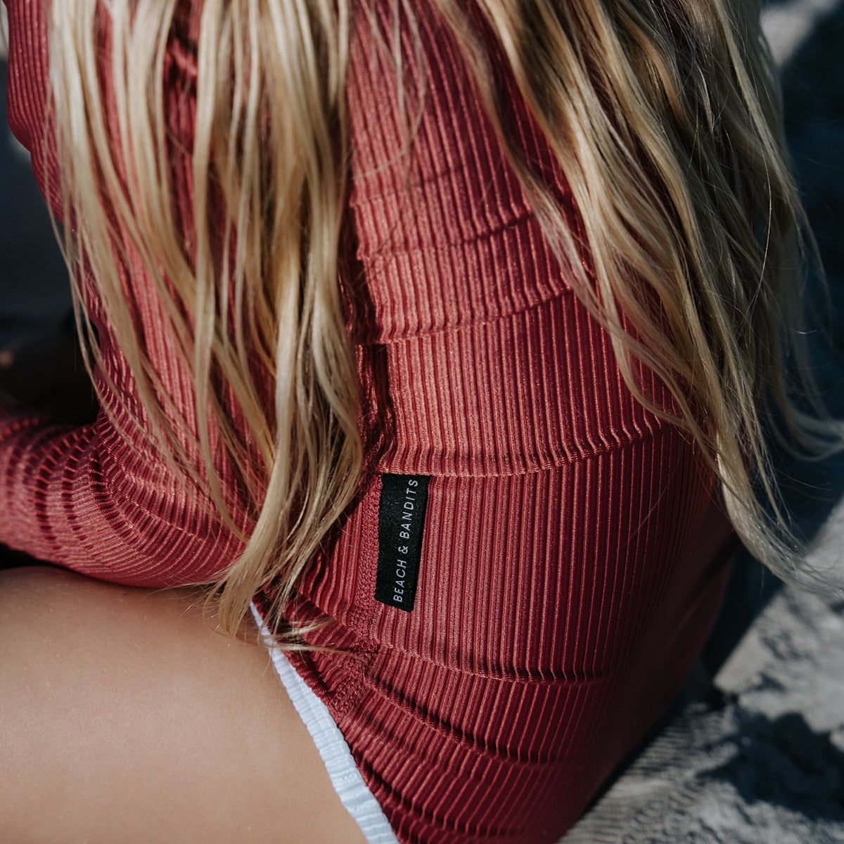 Beach&Bandits GARNET RIBBED Swimsuit - XXL