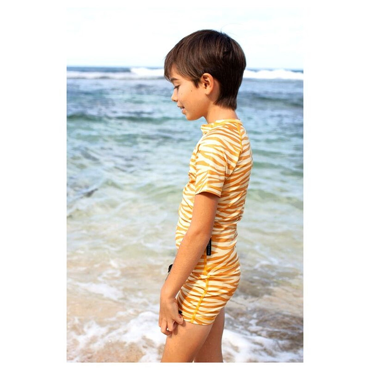 Beach&Bandits Golden Tiger Tee - Size XS