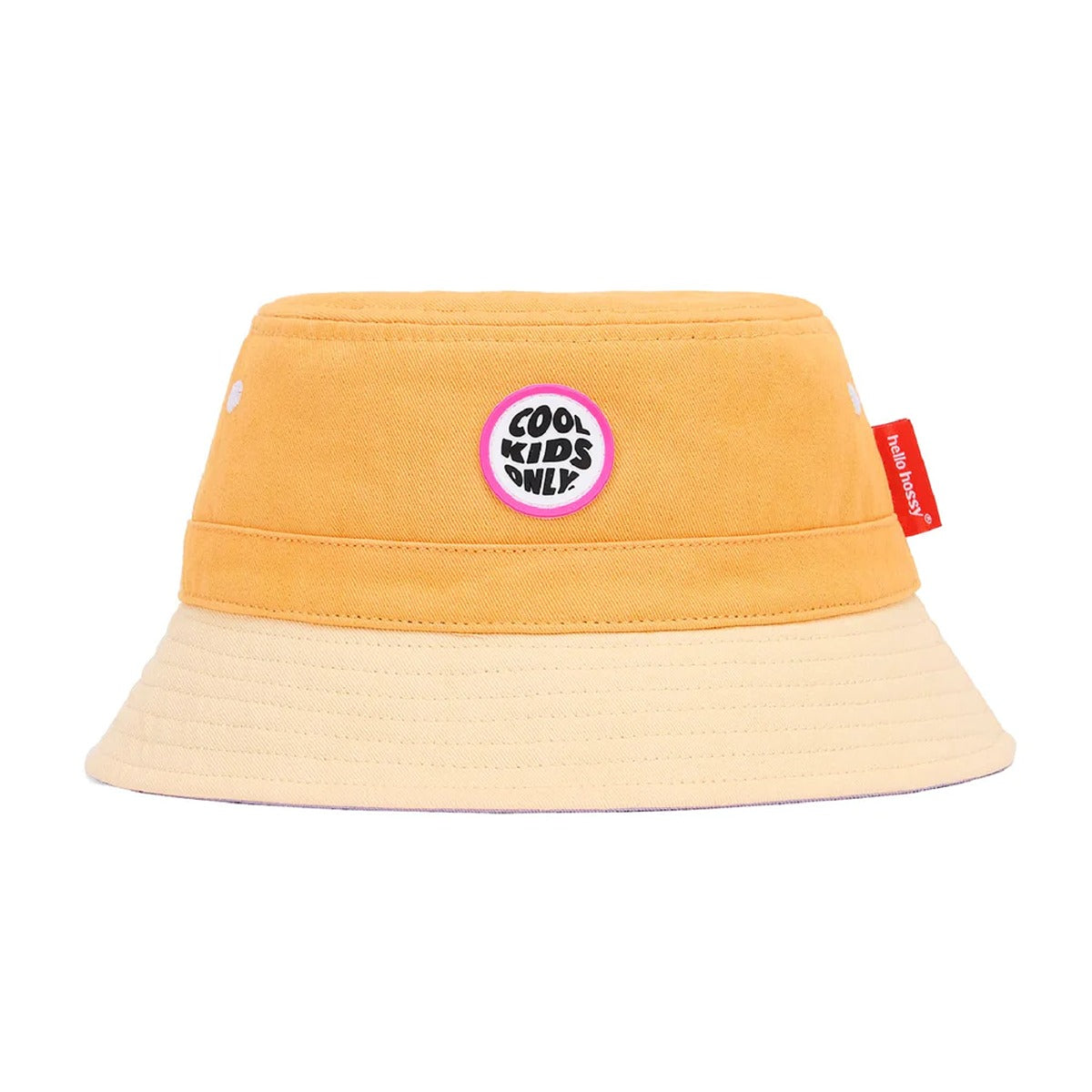 Hello Hossy Bucket Hat Mini Orange Kids, +6 years (52-56cm)