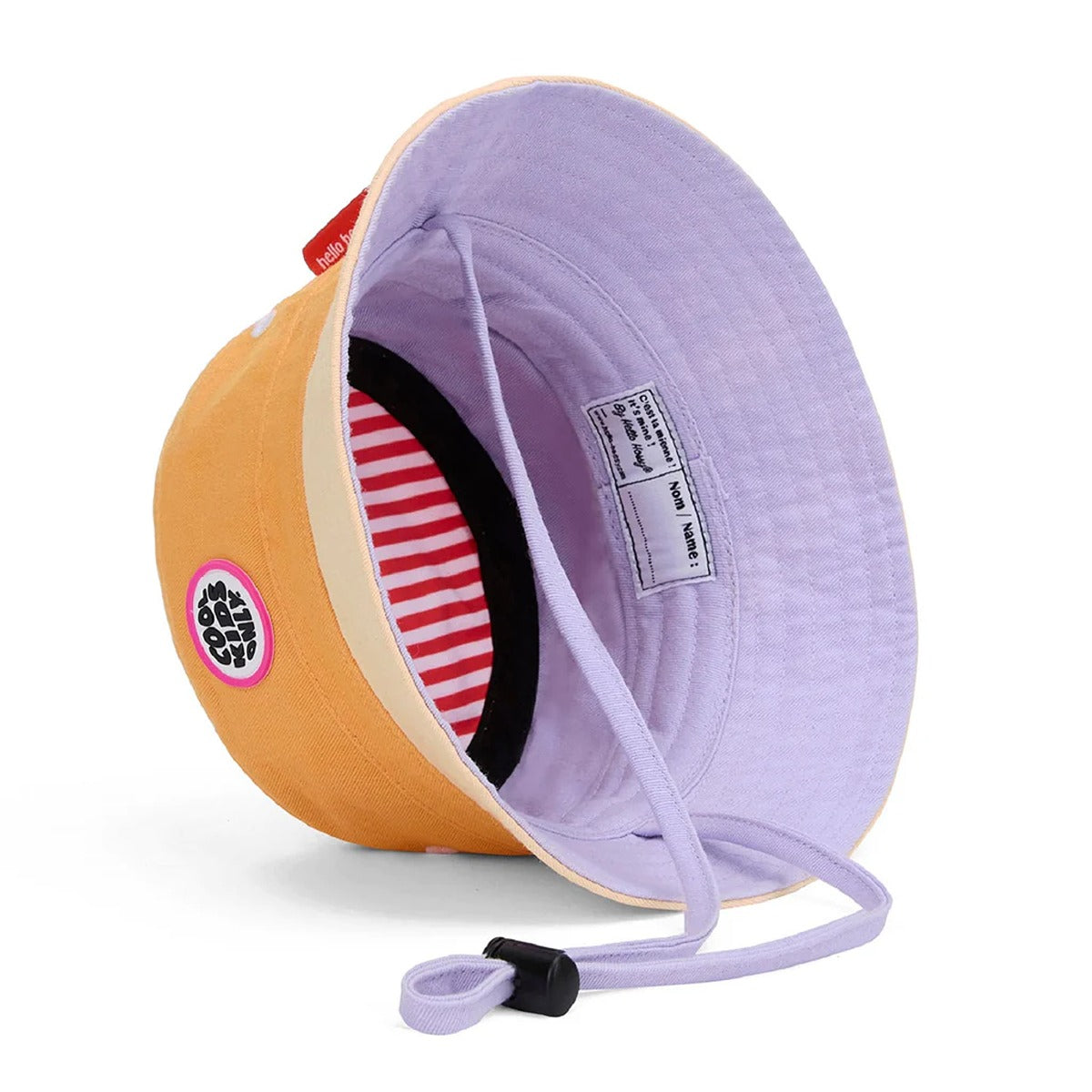 Hello Hossy Bucket Hat Mini Orange Kids, +6 years (52-56cm)