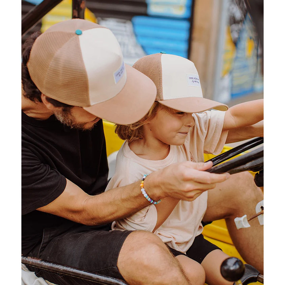 Hello Hossy Cap Mini Iced Coffee Kids and Dads, +6 years (52-56cm)