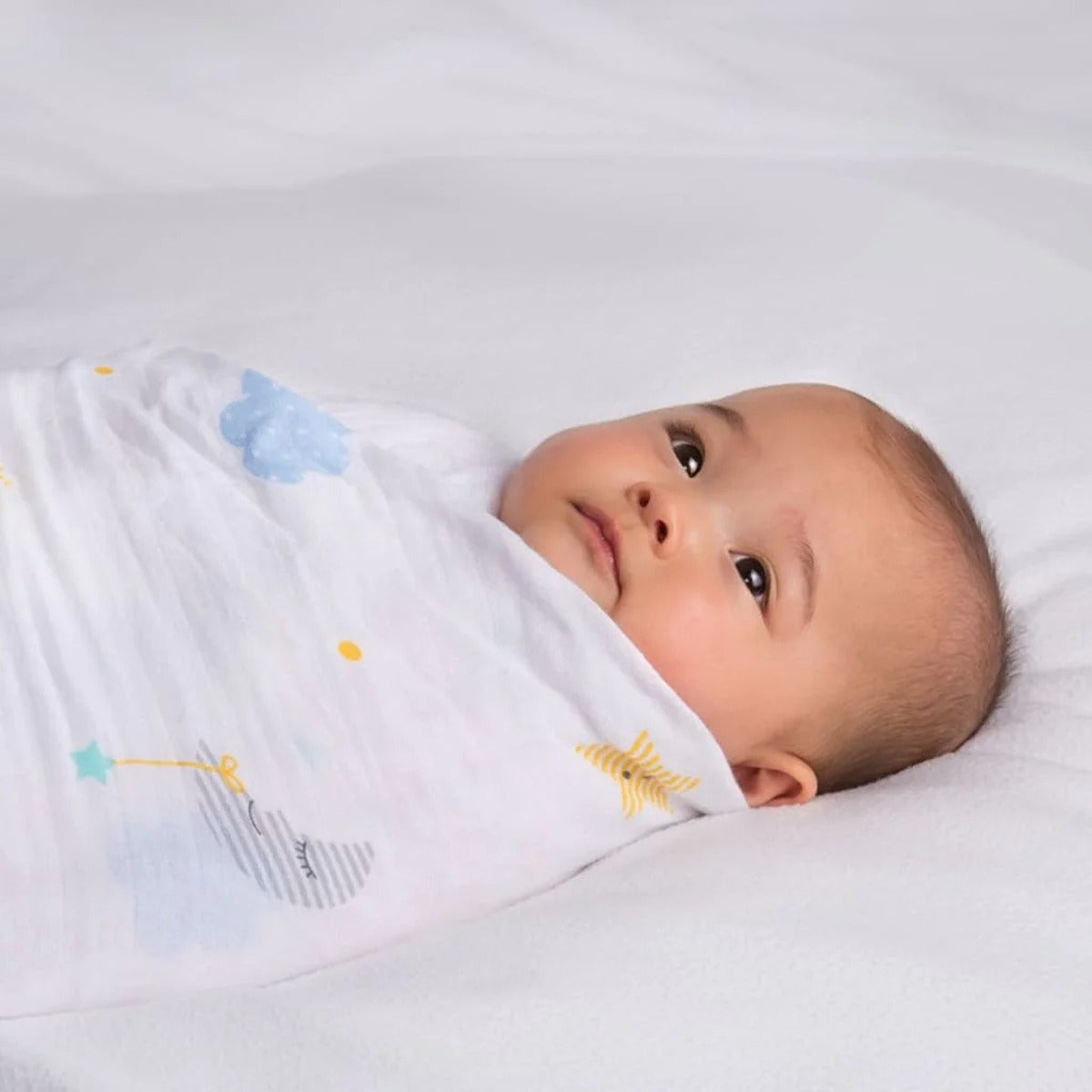 Lulujo Muslin Swaddle - Dreamland