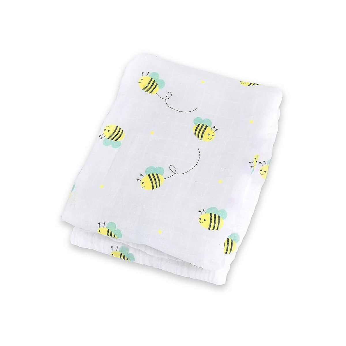 Lulujo Muslin Swaddle - Bumbling Bee