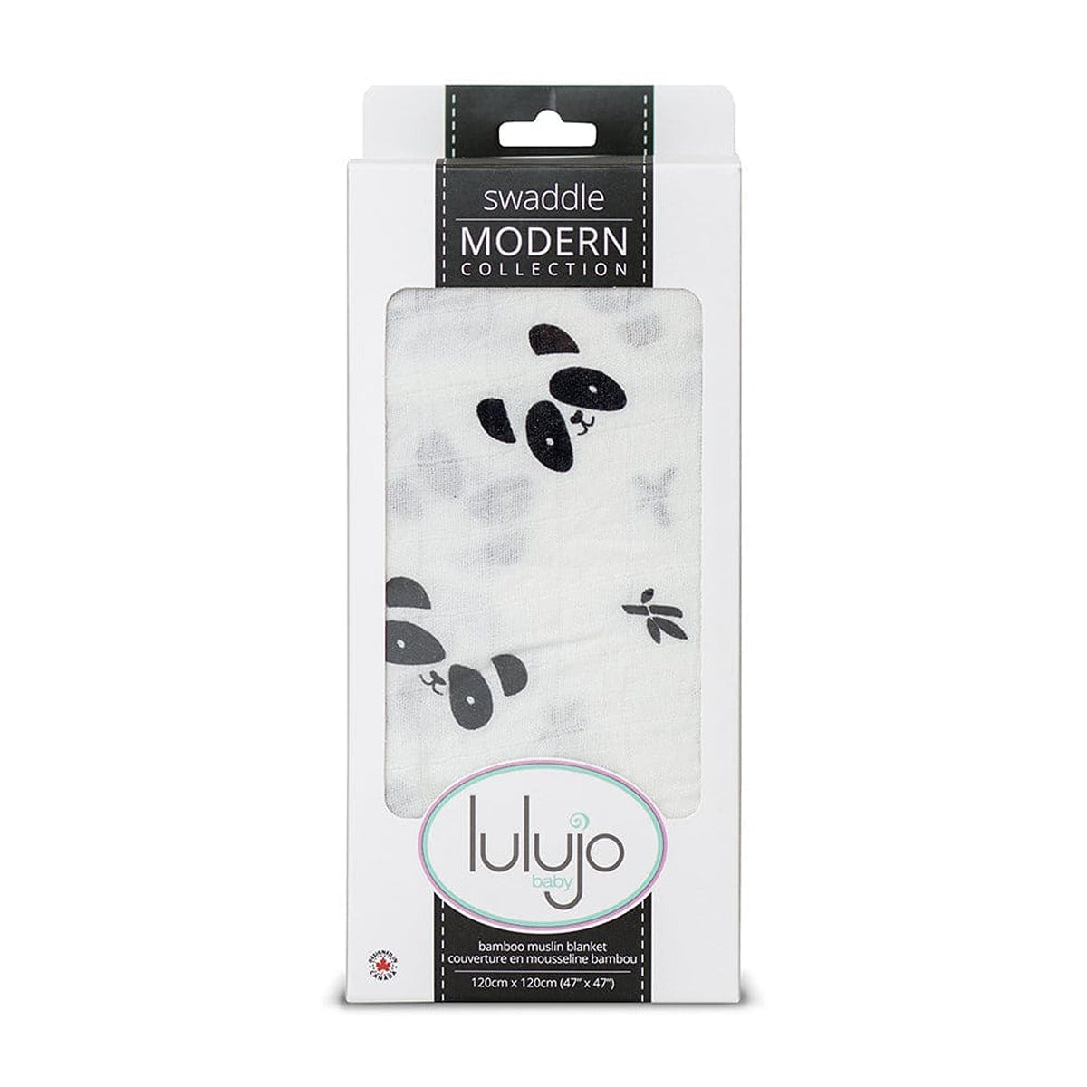 Lulujo Bamboo Swaddle - Panda