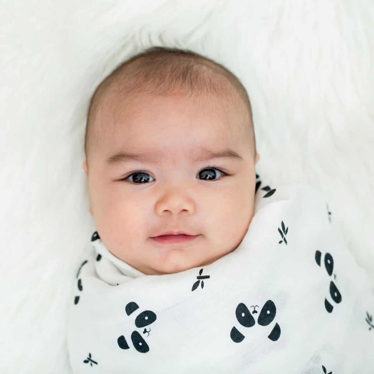 Lulujo Bamboo Swaddle - Panda