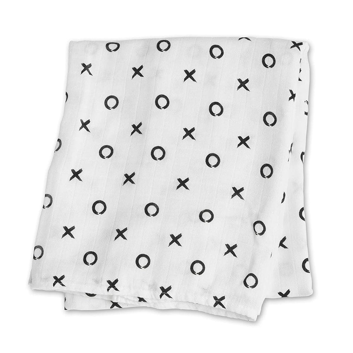 Lulujo Bamboo Swaddle - Hugs&Kisses