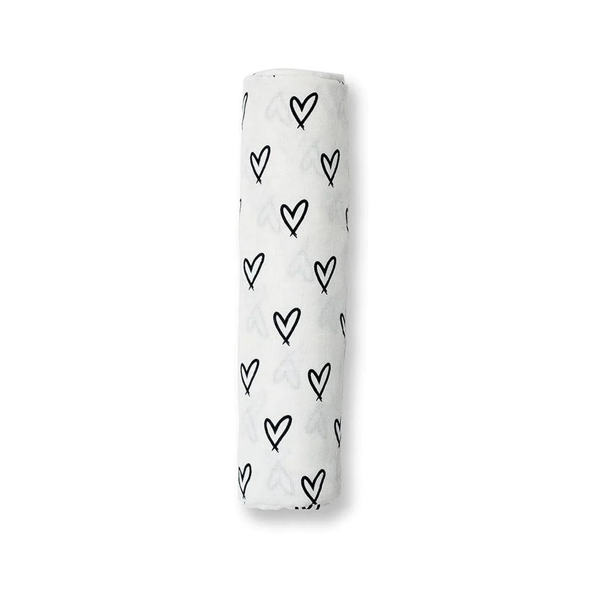 Lulujo Bamboo Swaddle - Messy Hearts