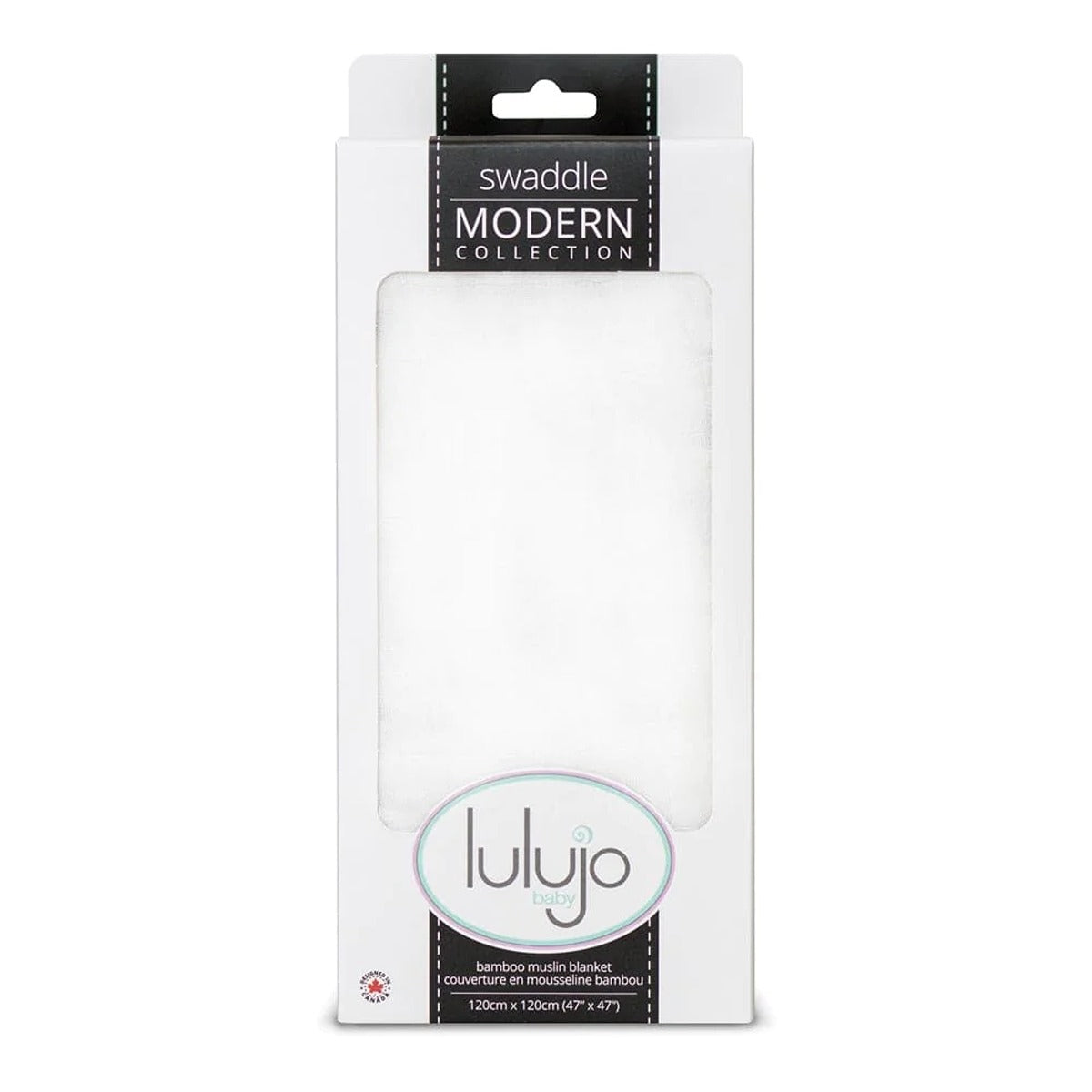 Lulujo Bamboo Swaddle - White