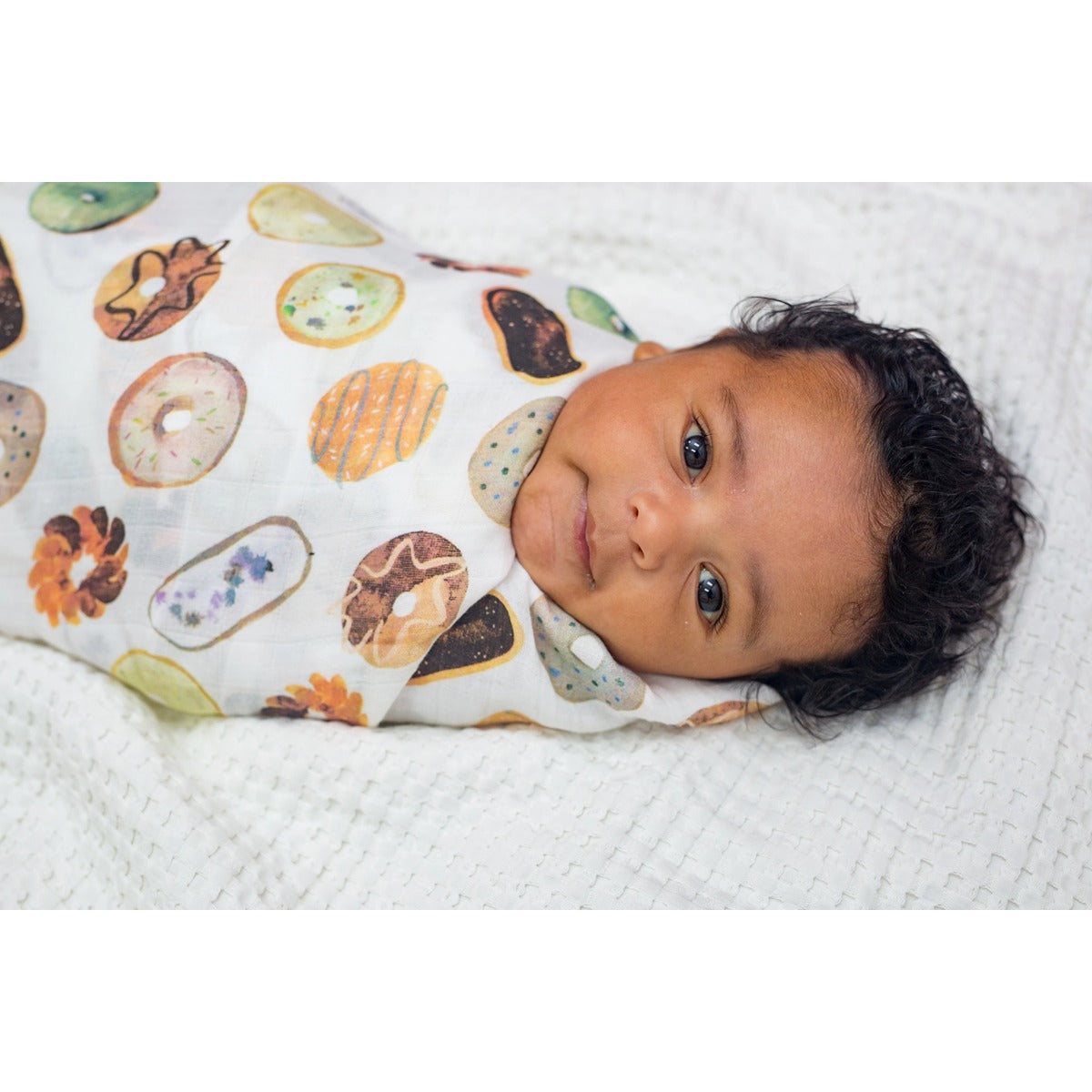 Lulujo 3-Pack Bamboo Muslin Swaddle Blankets - Baby Blues