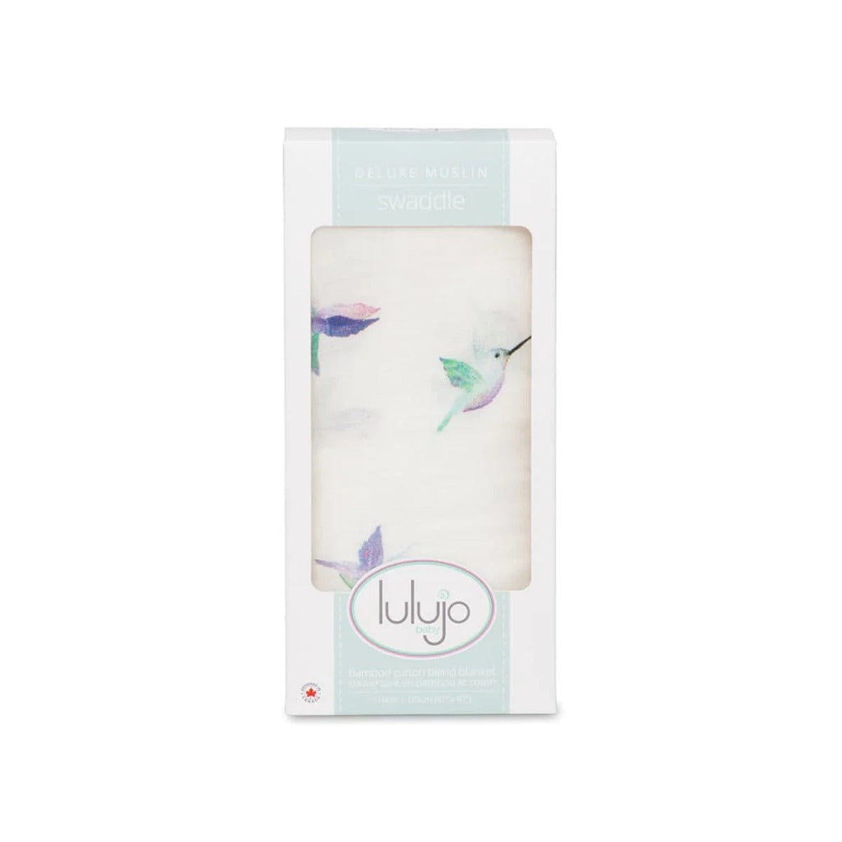 Lulujo Bamboo Swaddle - Hummingbird