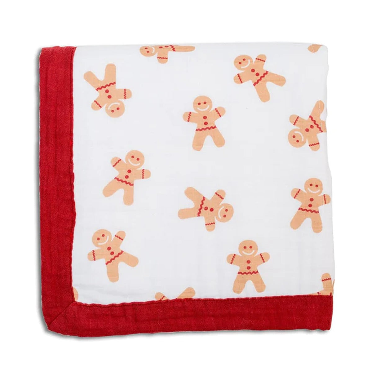 Lulujo Christmas Quilt / Gingerbread (DOUBLE SIDED)