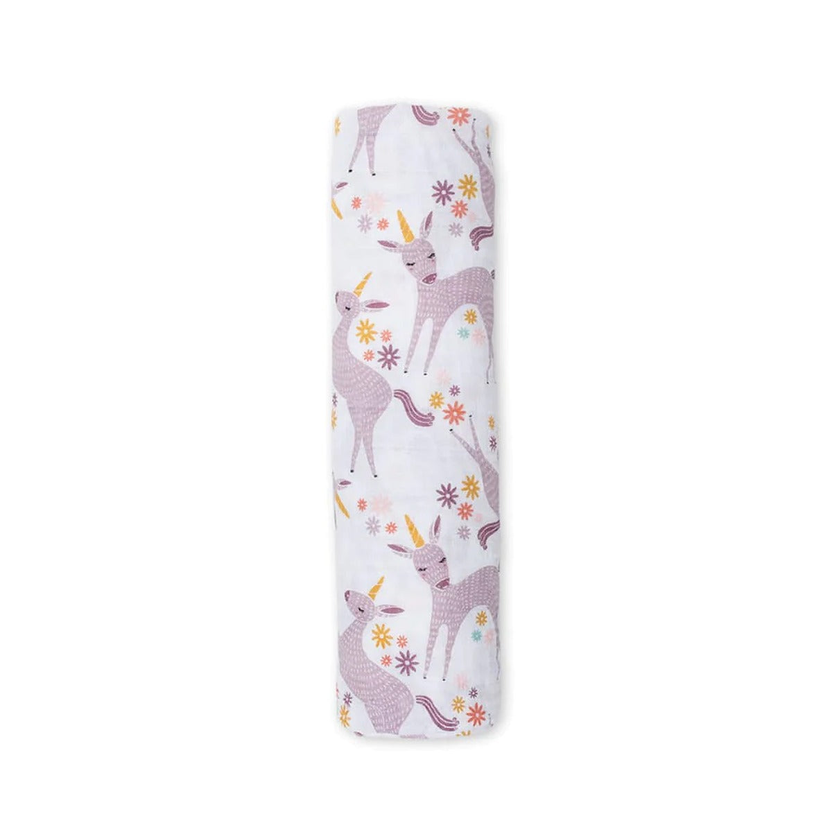 Lulujo Muslin Swaddle - Modern Unicorn