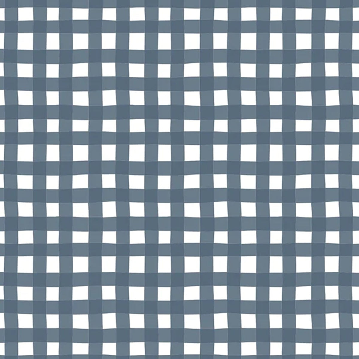 Lulujo Muslin Crib Sheet (135cm x 70cm) - Navy Gingham