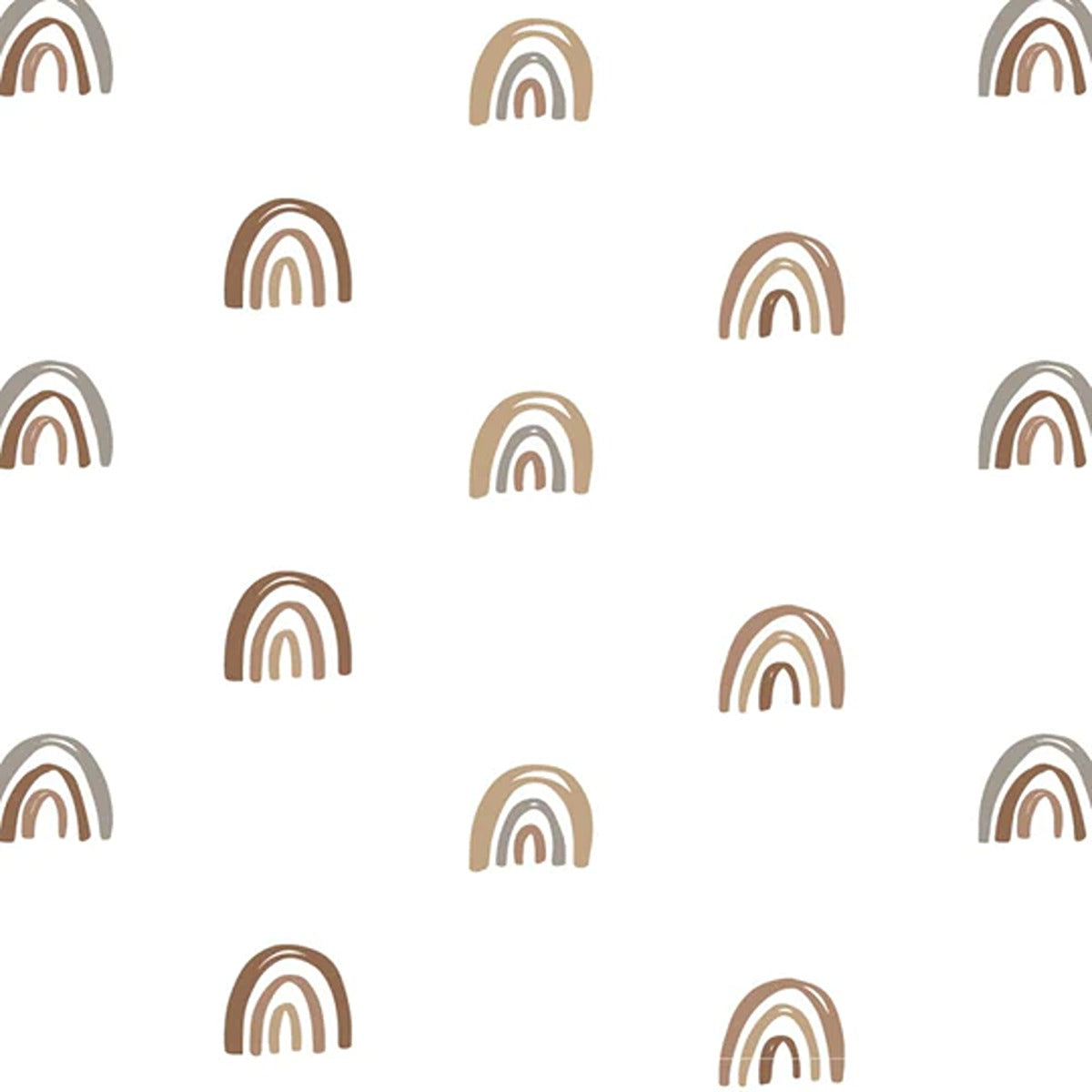 Lulujo Muslin Crib Sheet (135cm x 70cm) - Rainbow