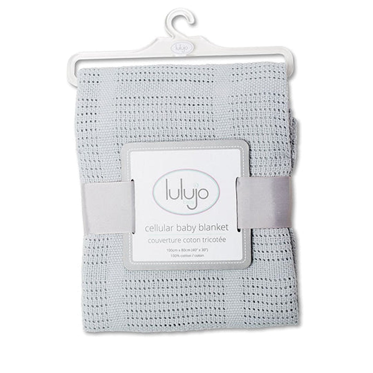 Lulujo Cellular Blanket - Grey