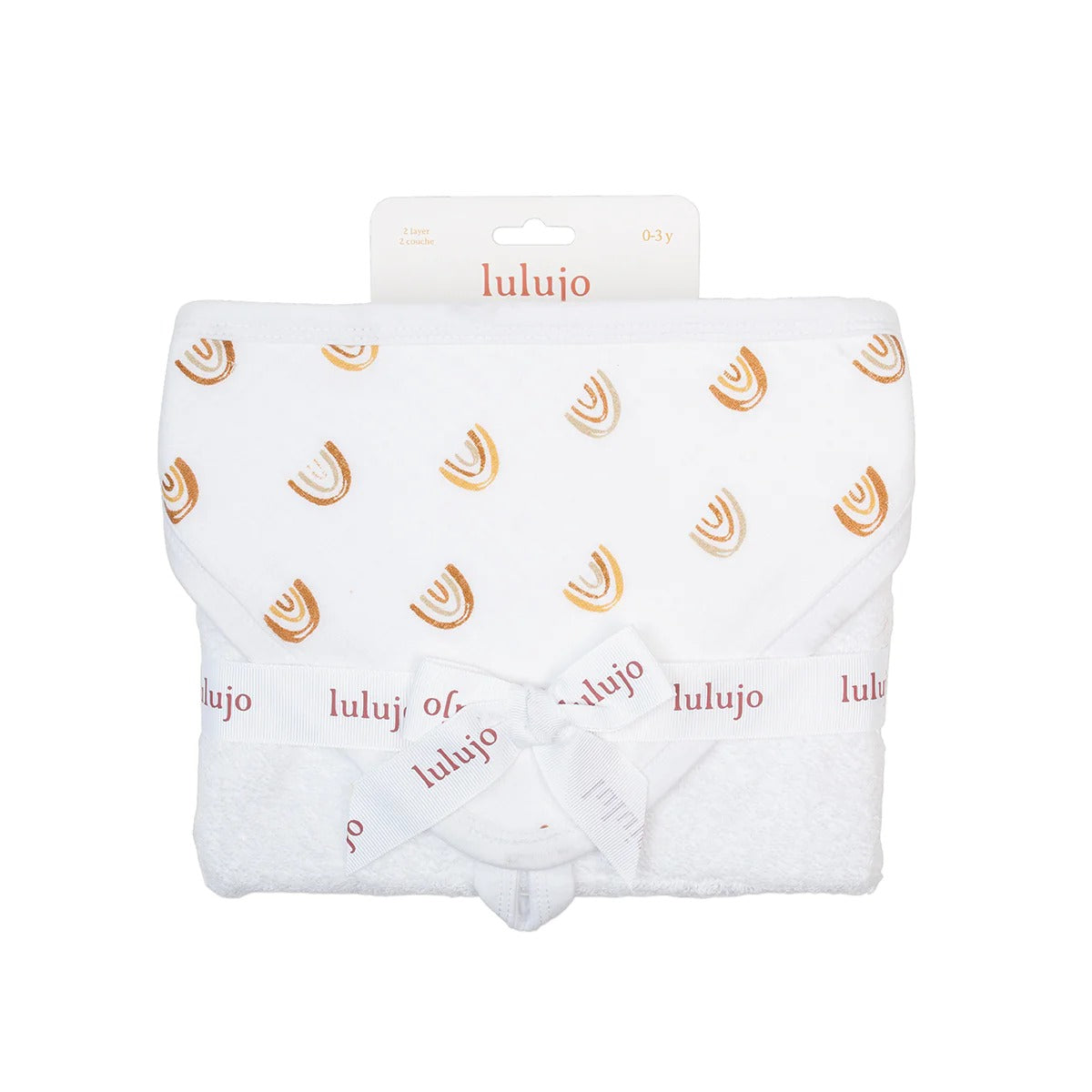 Lulujo Baby Hooded Towel - Boho Rainbow